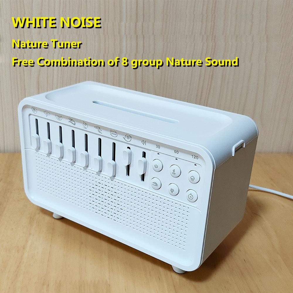 3 In 1 Bluetooth Speaker White Noise Light Humidifier All-in-one