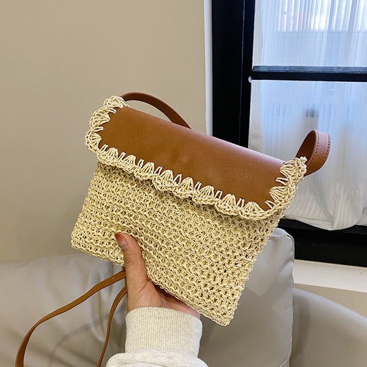 Women's Straw Mori Style Western Bag
